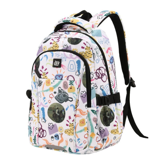 Mochila Estampada Premium - Garabatos