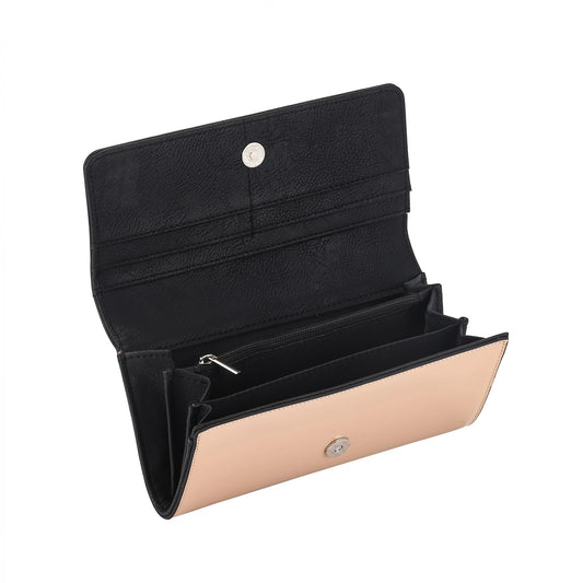 Monedero Vallarta - Charolado Beige