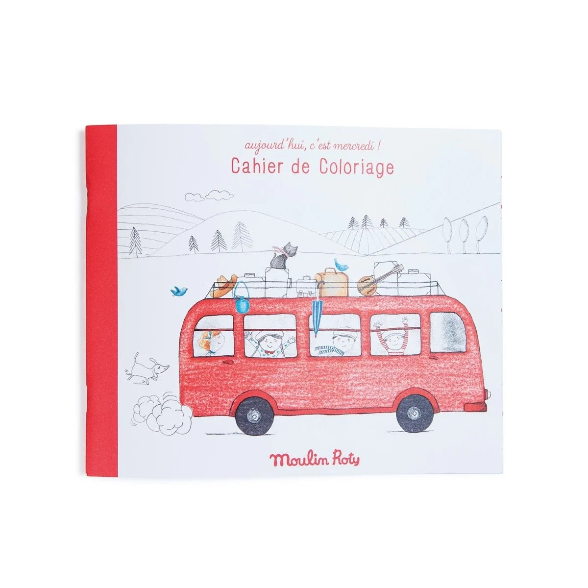 Libro para colorear Vacaciones by Moulin Roty