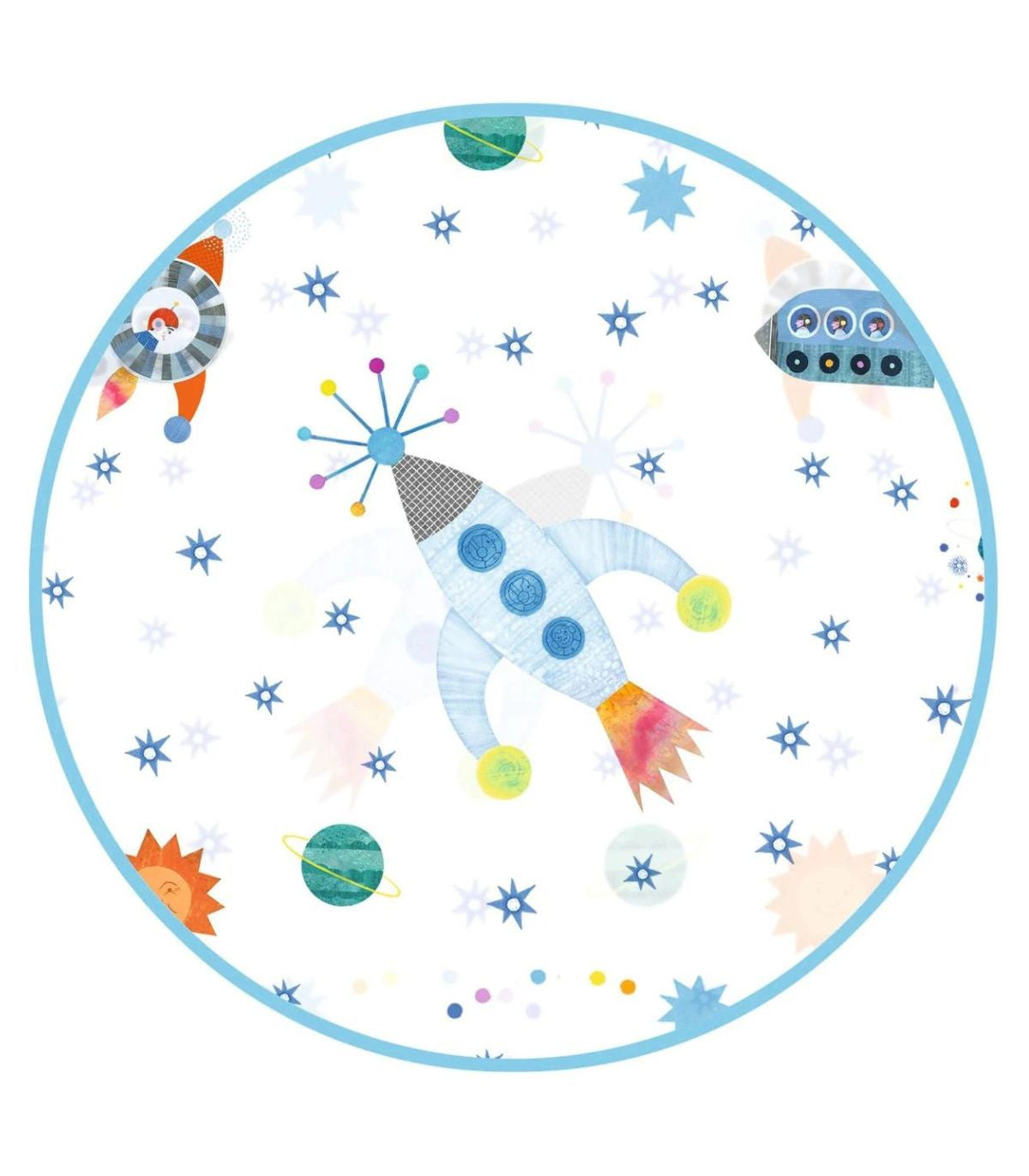Capa de lluvia 5-7 años Cohete Djeco