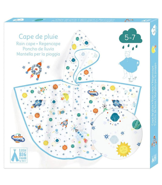 Capa de lluvia 5-7 años Cohete Djeco