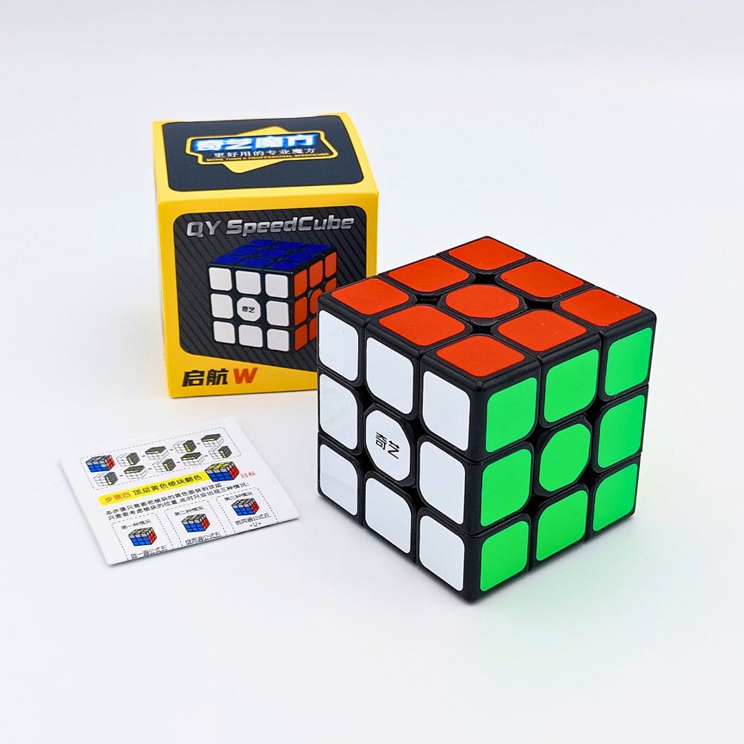 Cubo Mágico 3x3 Qiyi Sail W Fondo Negro
