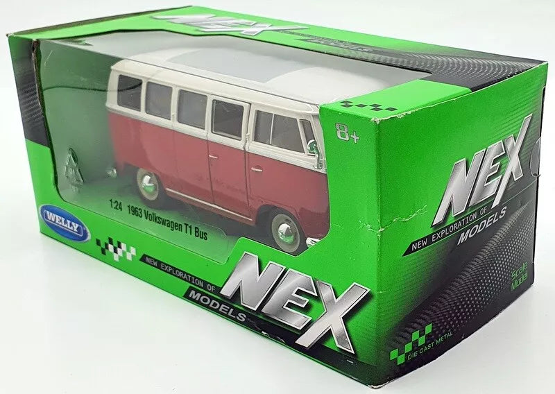Auto a Escala Welly 1:24 - 1963 VW T1 Bus