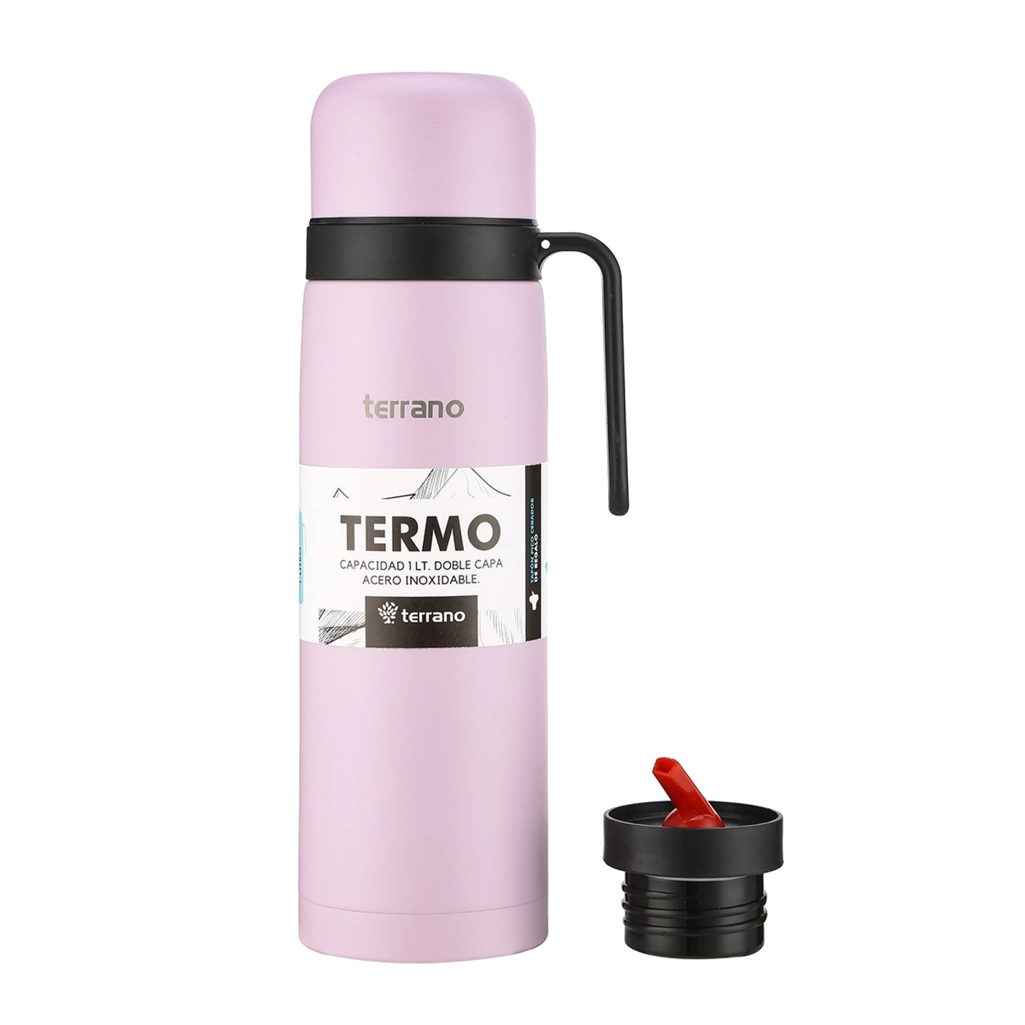 Termo 1Lt. Manija Rígida - Lila