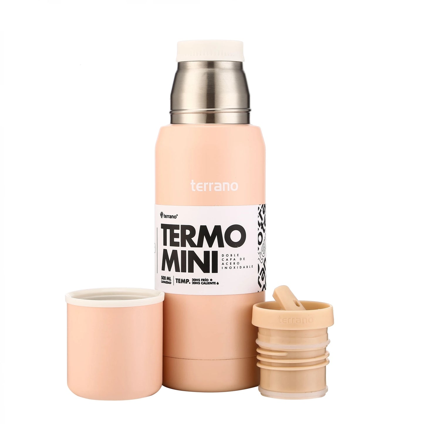 Termo Mini Premium 500ml - Rosa