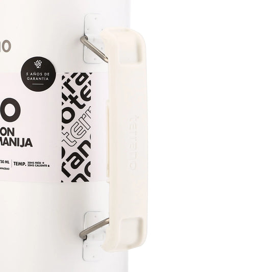 Termo Slim 750ml con Manija - Blanco