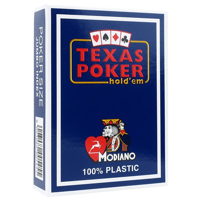 Cartas de Póker Modiano 100% Plástico Azul