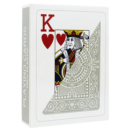 Cartas de Póker Modiano 100% Plástico Gris