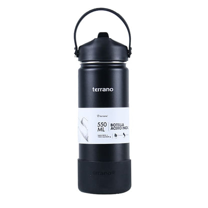 Botella Térmica Con Pico 550ml - Negro