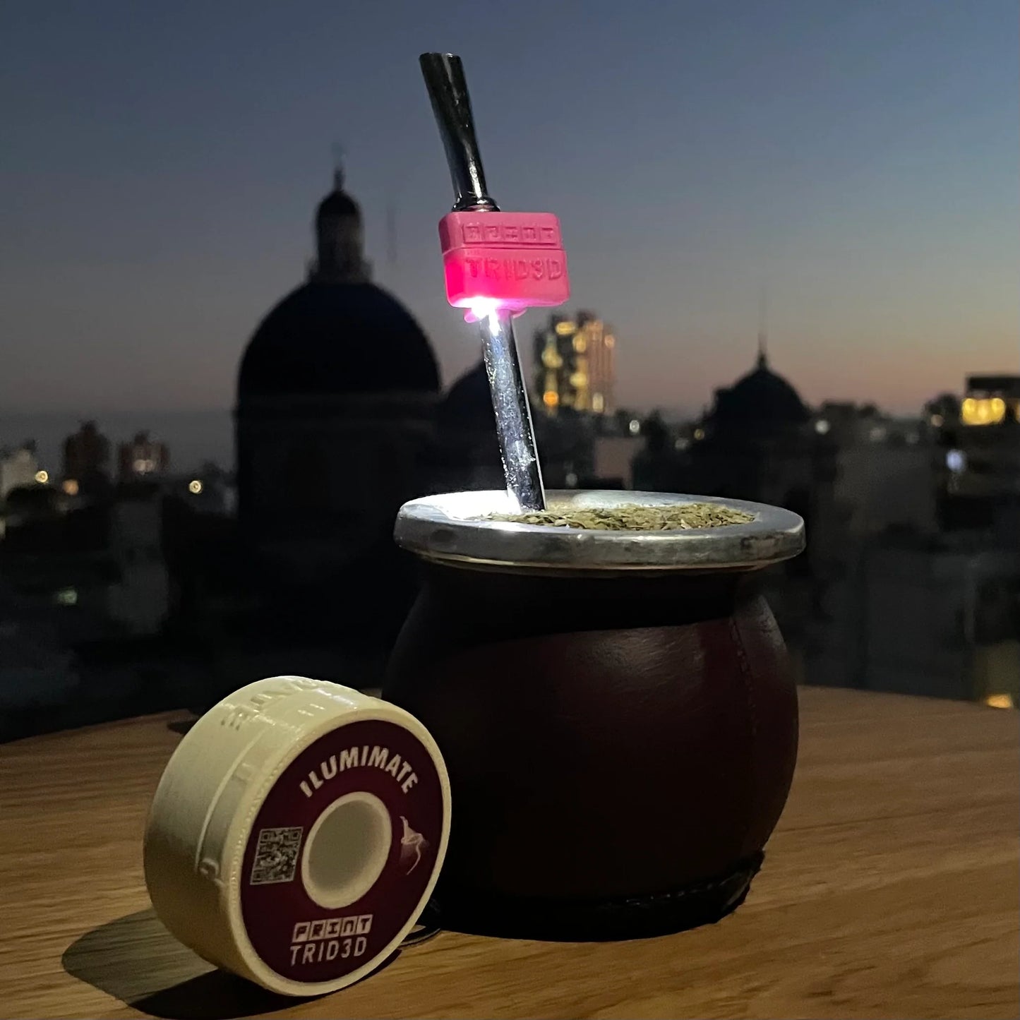 Ilumimate Luz Para Mate Cadaqués - Rosa