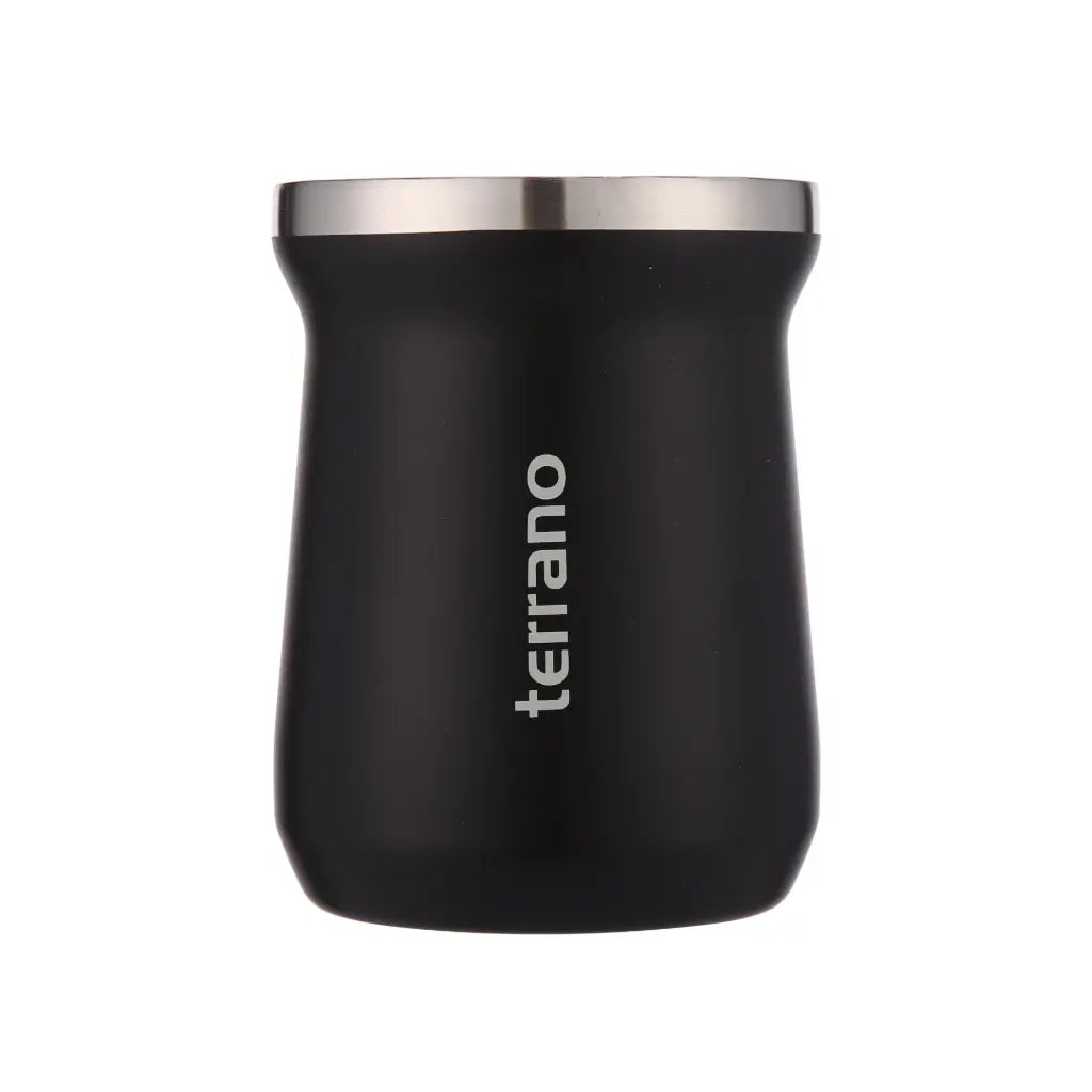 Mate Acero Inoxidable Doble Capa Terrano Chico 160ml - Negro