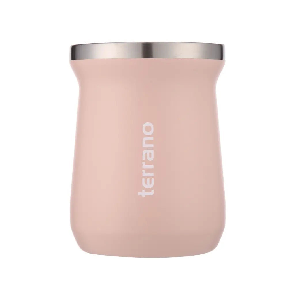 Mate Acero Inoxidable Doble Capa Terrano Chico 160ml - Rosado