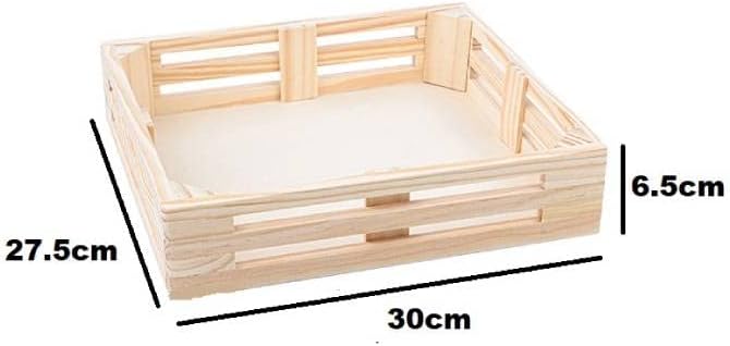 Set de 9 instrumentos musicales de madera en cajón