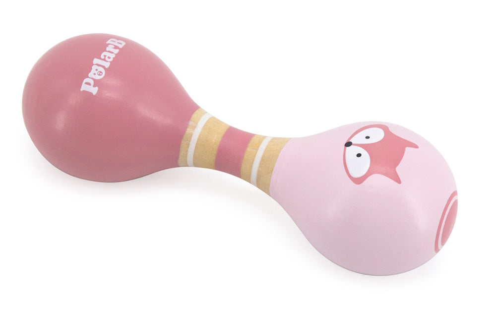 Maraca doble zorro rosa PolarB