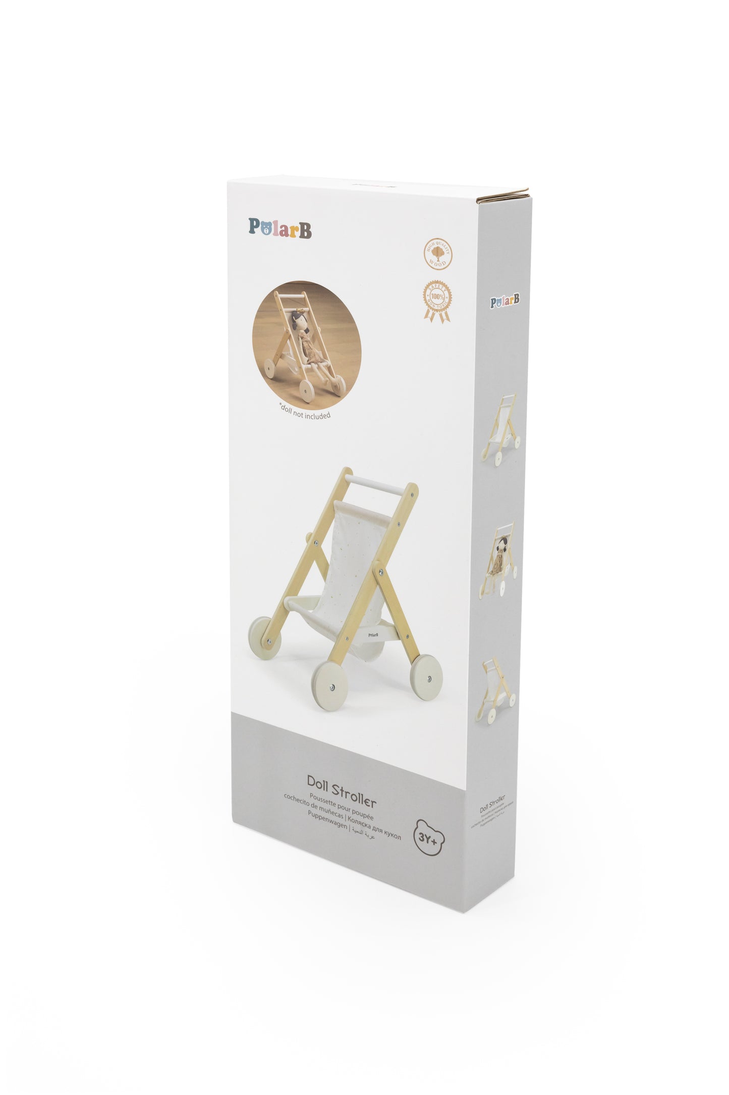 Cochecito de bebé de madera PolarB