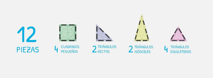 Imanix con glitter 12 pzas Braintoys