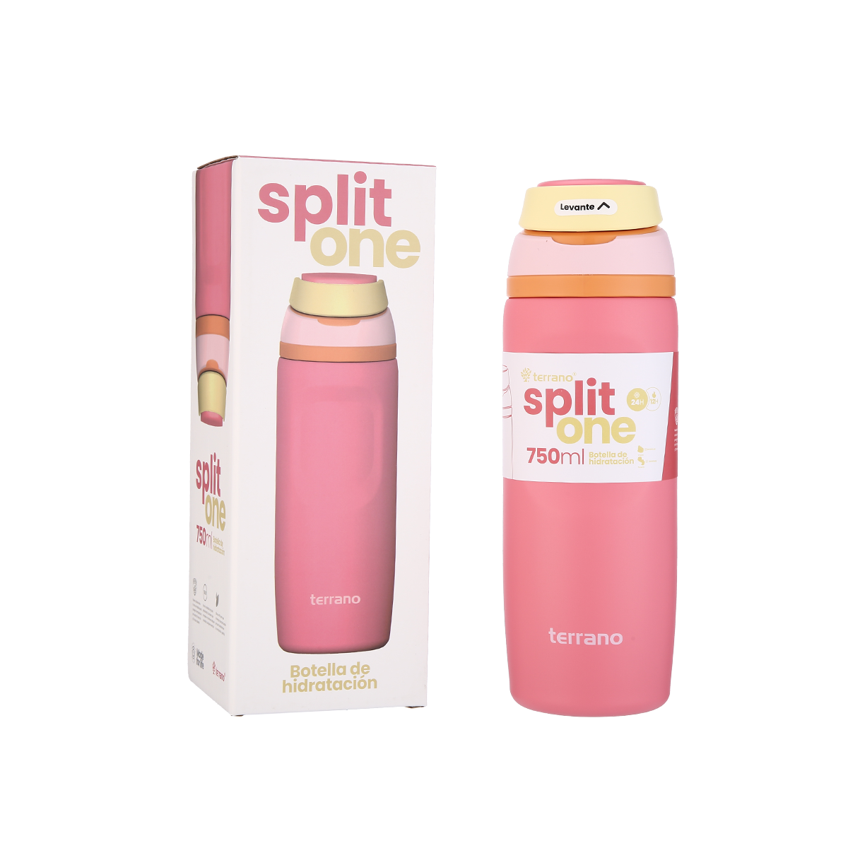 Botella Térmica Split One 750ml - Coral