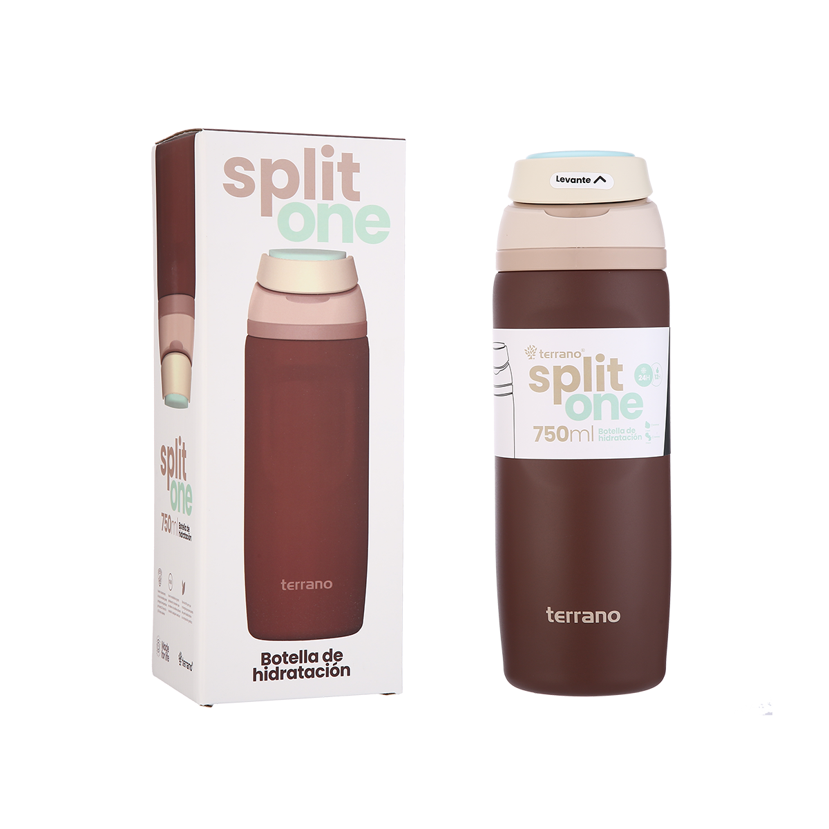 Botella Térmica Split One 750ml - Marrón