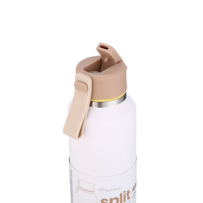 Botella Térmica Split Pocket 480ml - Blanco