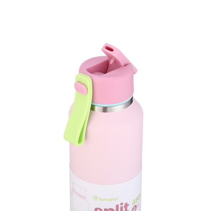 Botella Térmica Split Pocket 480ml - Rosado