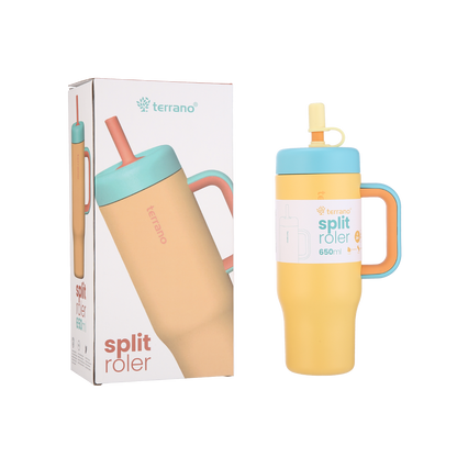 Vaso Split Roler 650ml - Mostaza
