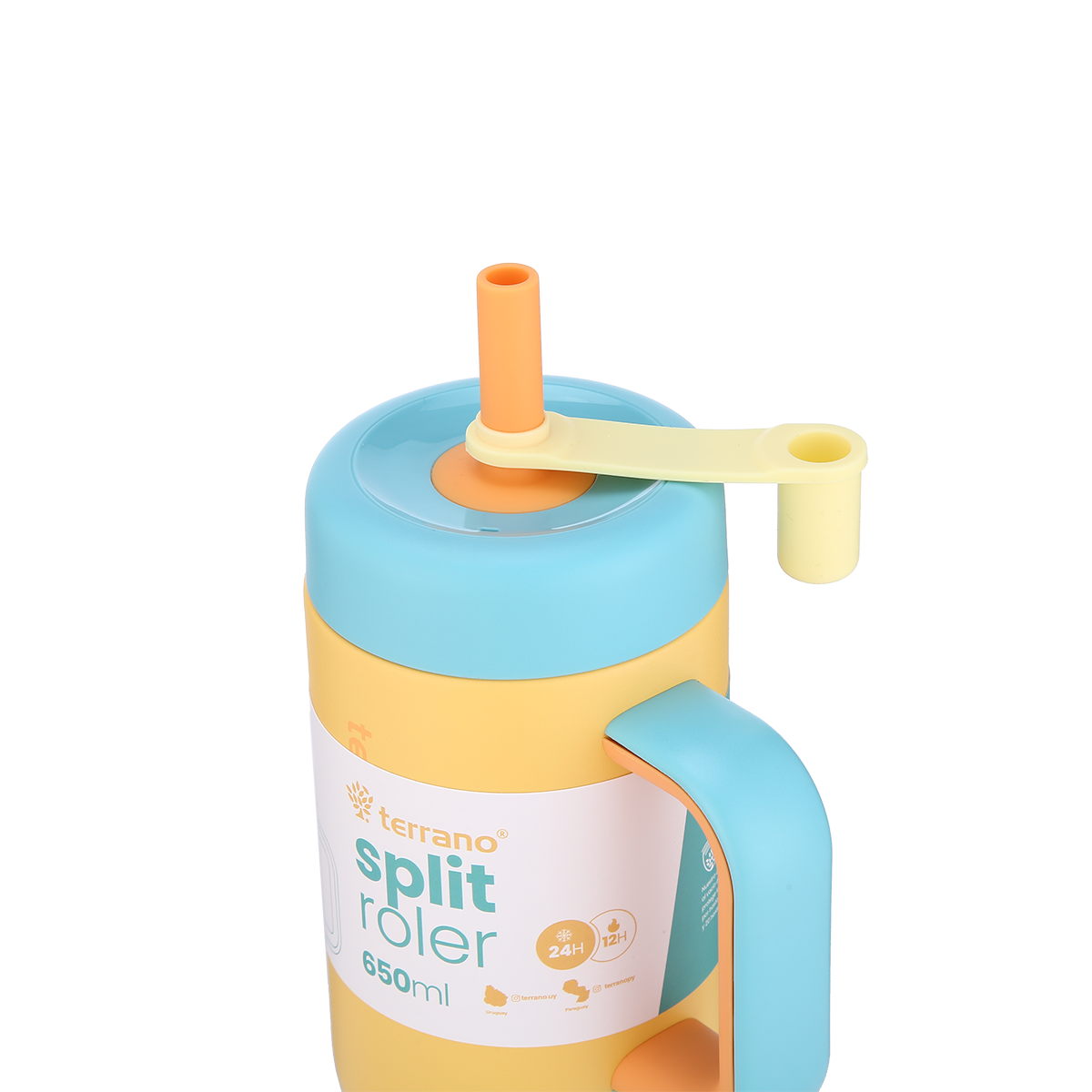 Vaso Split Roler 650ml - Mostaza