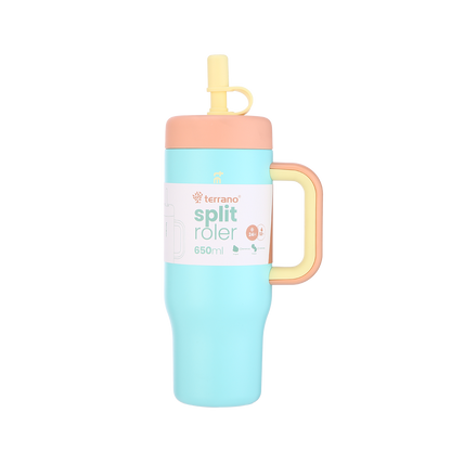 Vaso Split Roler 650ml - Celeste