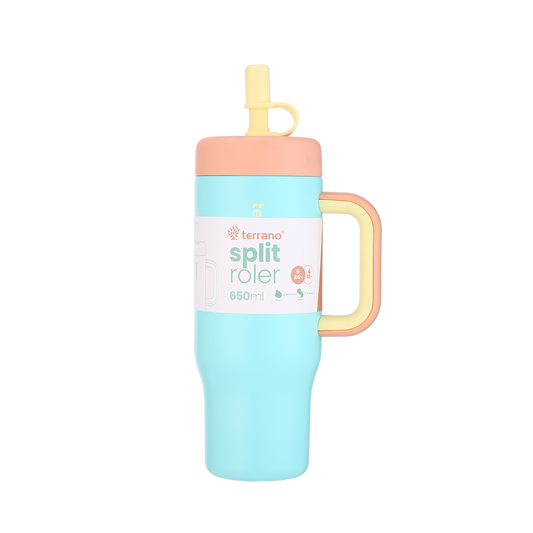 Vaso Split Roler 650ml - Celeste