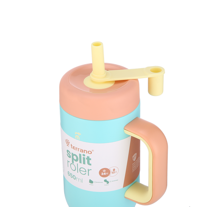Vaso Split Roler 650ml - Celeste