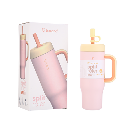Vaso Split Roler 650ml - Rosado