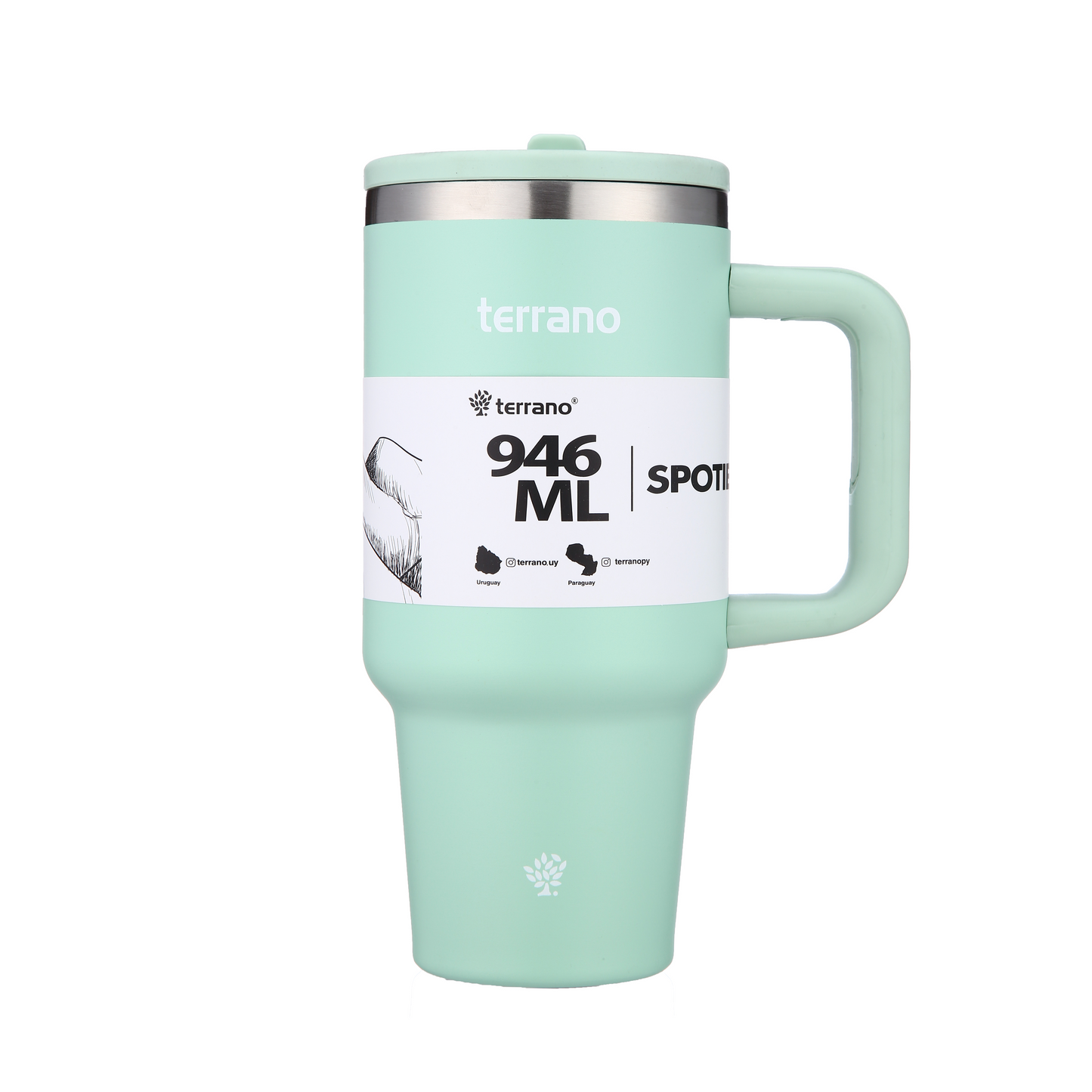 SpotieCup Con Pico 946ml - Verde Agua