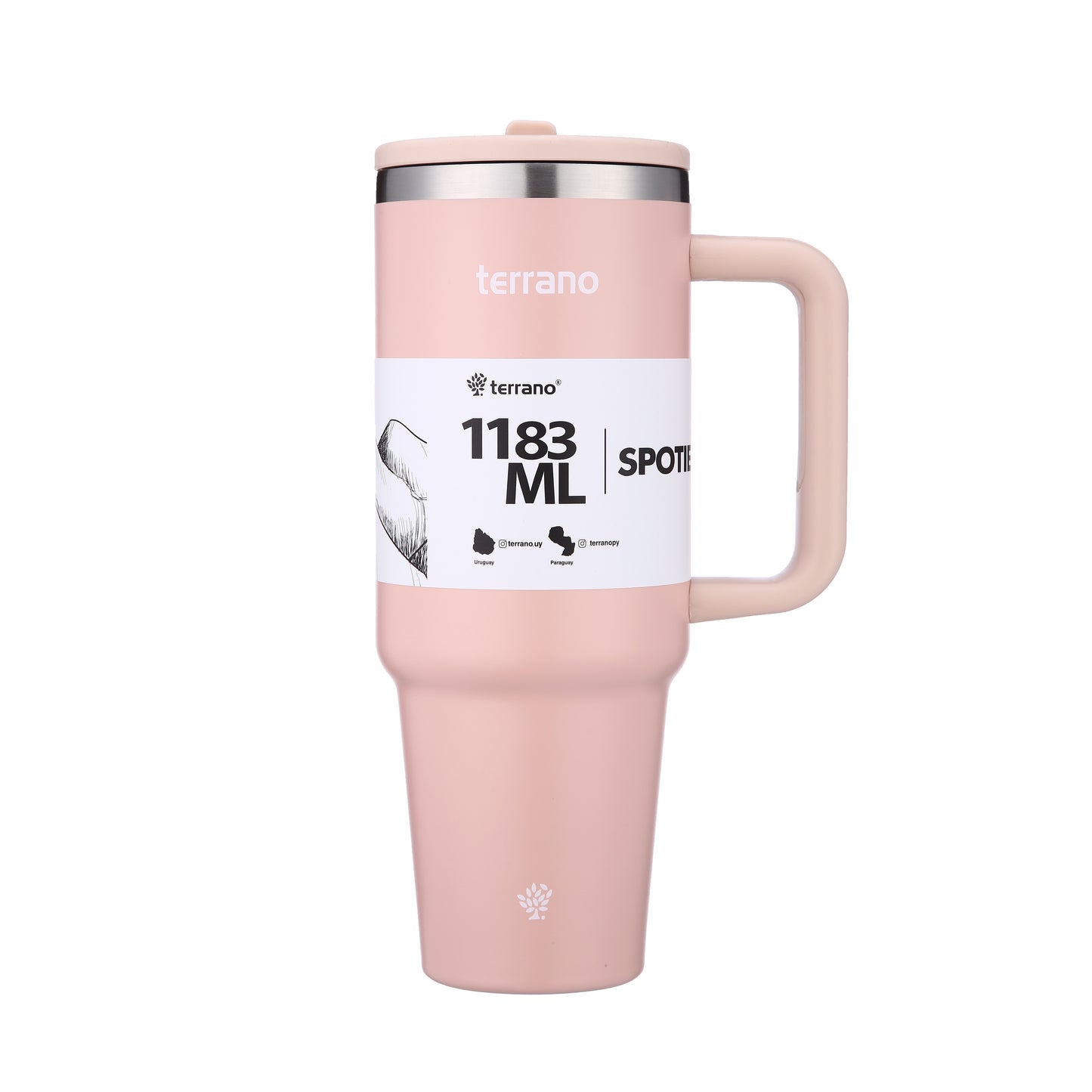 SpotieCup Con Pico 1183ml - Rosa