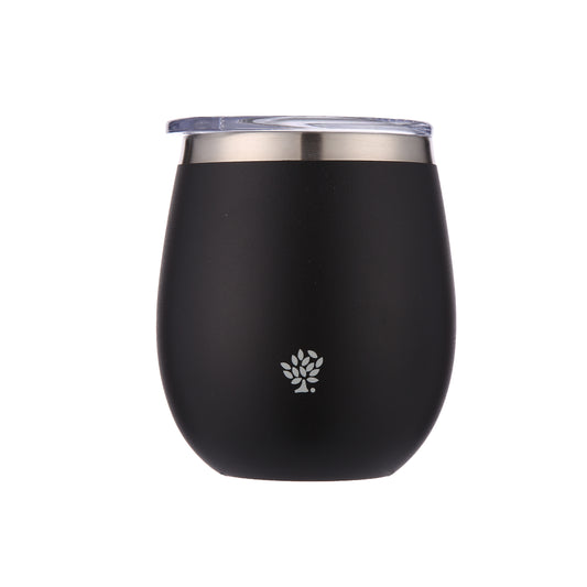 Mate Con Tapa - Negro