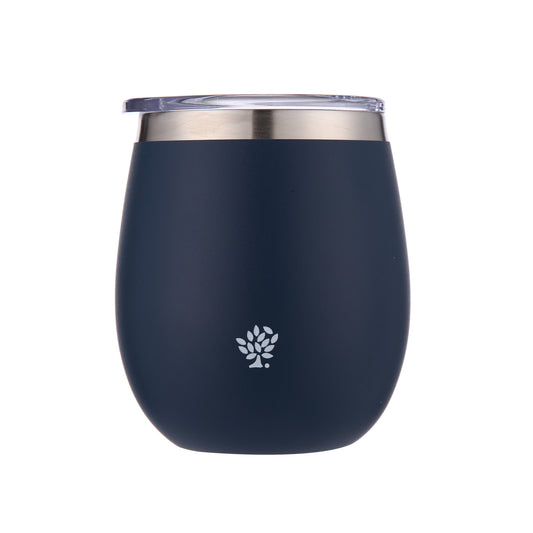Mate Con Tapa - Azul Opaco