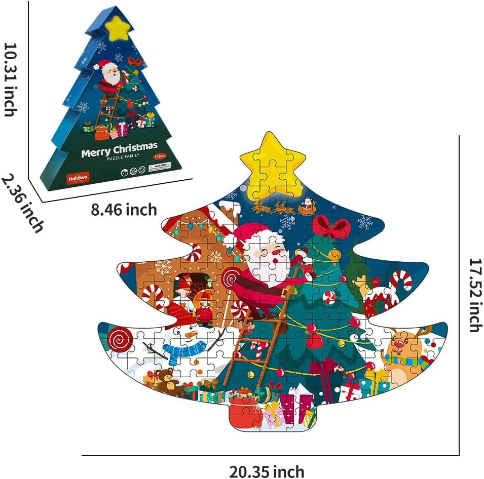 Puzzle árbol de navidad (115 pzs)