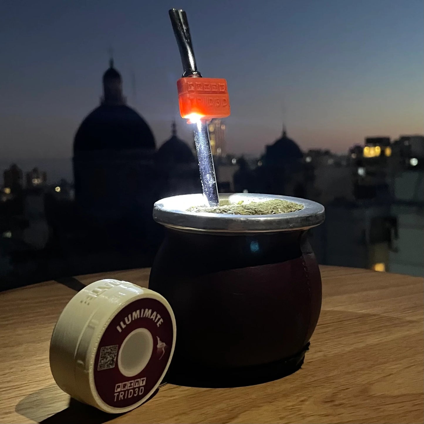 Ilumimate Luz Para Mate Cadaqués - Naranja