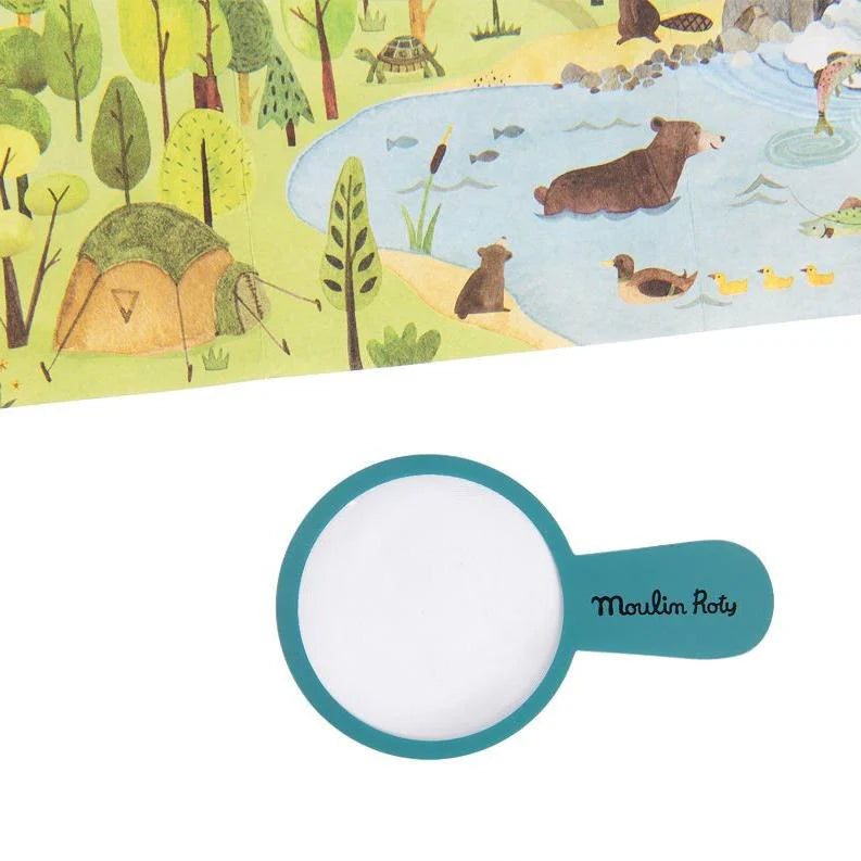 Puzzle Explorador del Bosque 96 pzas Moulin Roty