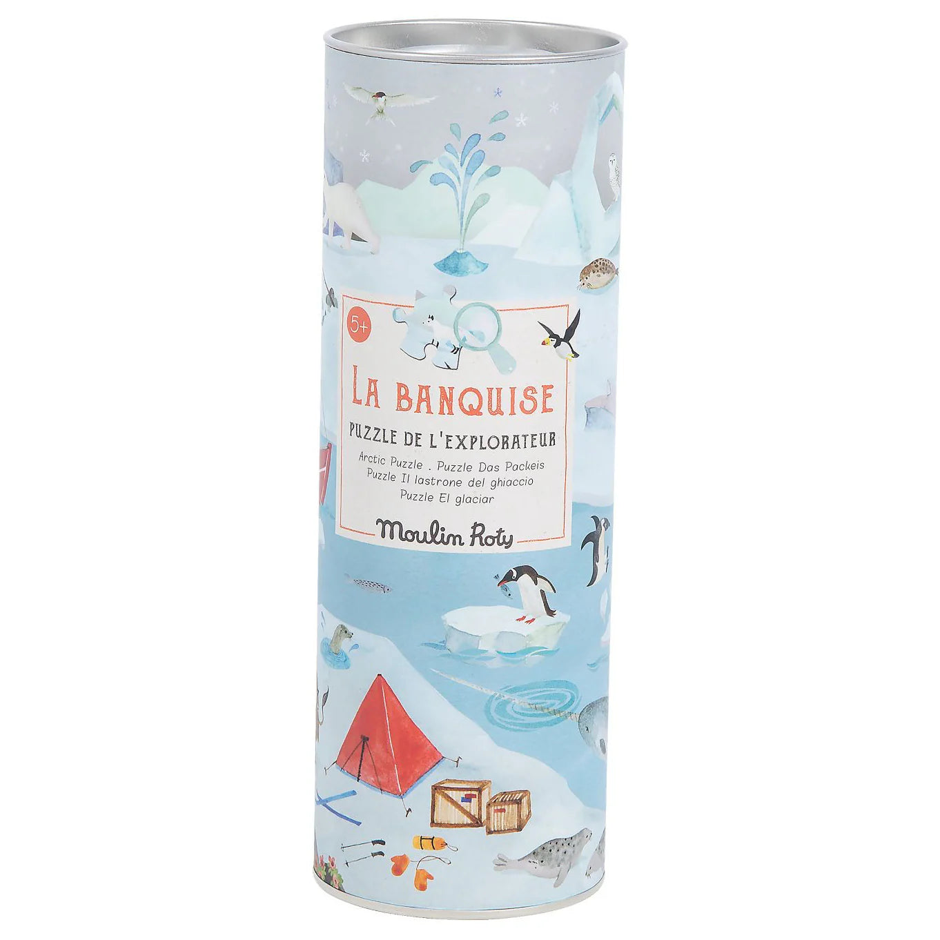 Puzzle Explorador El Glaciar 96 pzas Moulin Roty