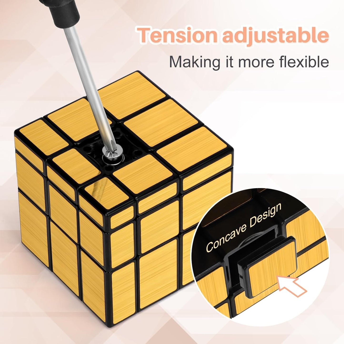 Cubo Moyu Meilong Mirror 3x3 Dorado
