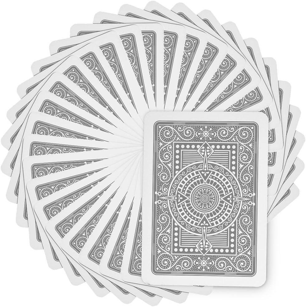 Cartas de Póker Modiano 100% Plástico Gris