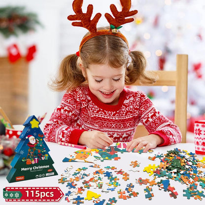 Puzzle árbol de navidad (115 pzs)