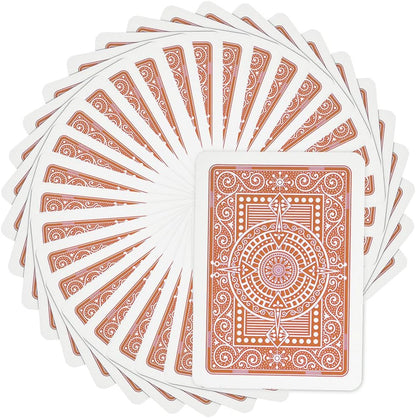 Cartas de Póker Modiano 100% Plástico Naranja