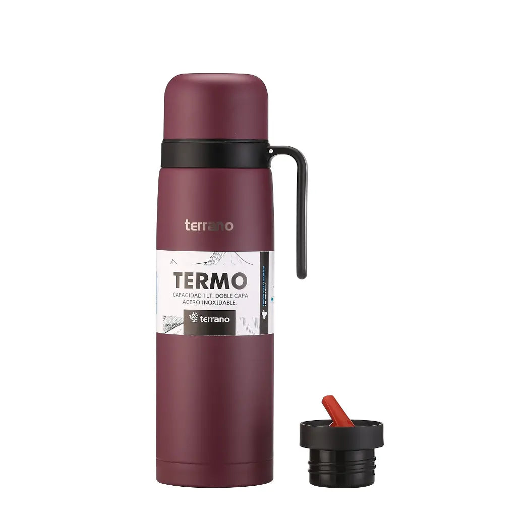 Termo 1Lt. Manija Rígida - Uva