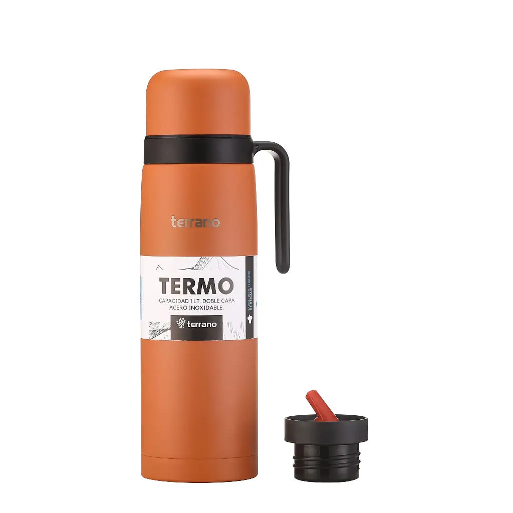 Termo 1Lt. Manija Rígida - Terracota