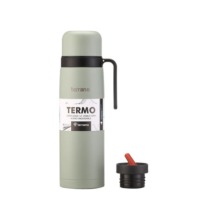 Termo 1Lt. Manija Rígida - Oliva