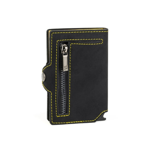 Billetera Kansas Zipper - Golden Black