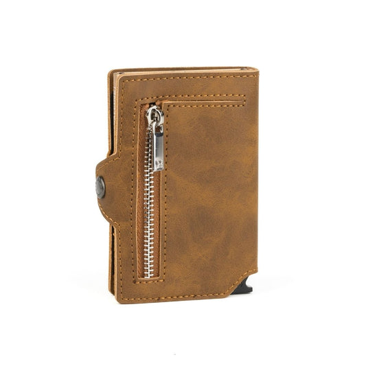 Billetera Kansas Zipper - Golden Brown