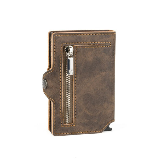 Billetera Kansas Zipper - Pard Brown