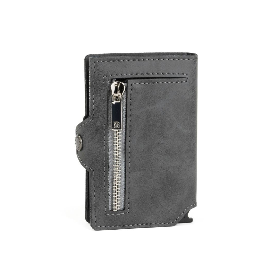 Billetera Kansas Zipper - Space Grey