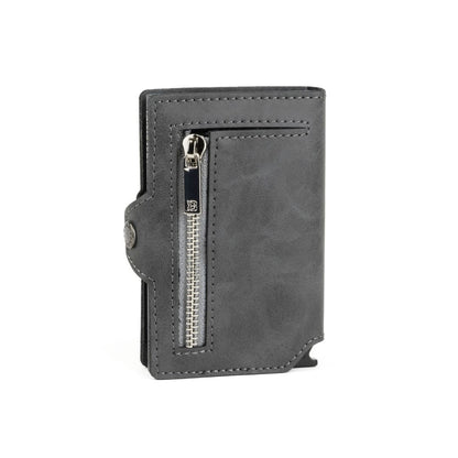 Billetera Kansas Zipper - Space Grey